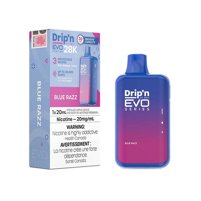 ENVI DRIPN' EVO 28K Disposable - Blue Razz