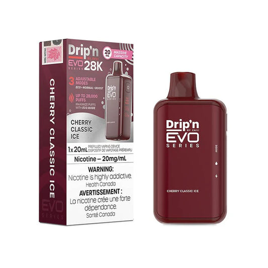 ENVI DRIPN' EVO 28K Disposable - Dark Cherry