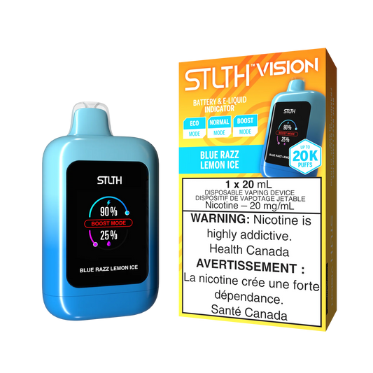 STLTH Vision Disposable 20k Puffs Blue Razz Lemon Ice