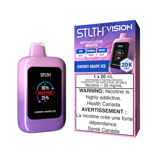 STLTH Vision Disposable 20k Puffs Cherry Grape Ice