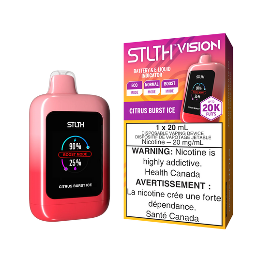 STLTH Vision Disposable 20k Puffs Citrus Burst Ice