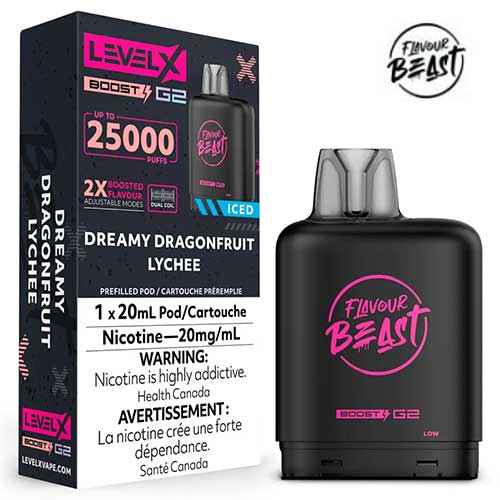 Flavour Beast Level X 25000 puffs Dreamy Dragonfruit Lychee